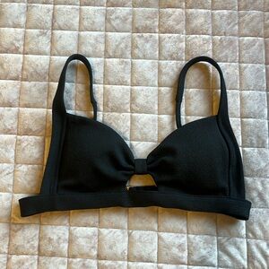 Black bikini top